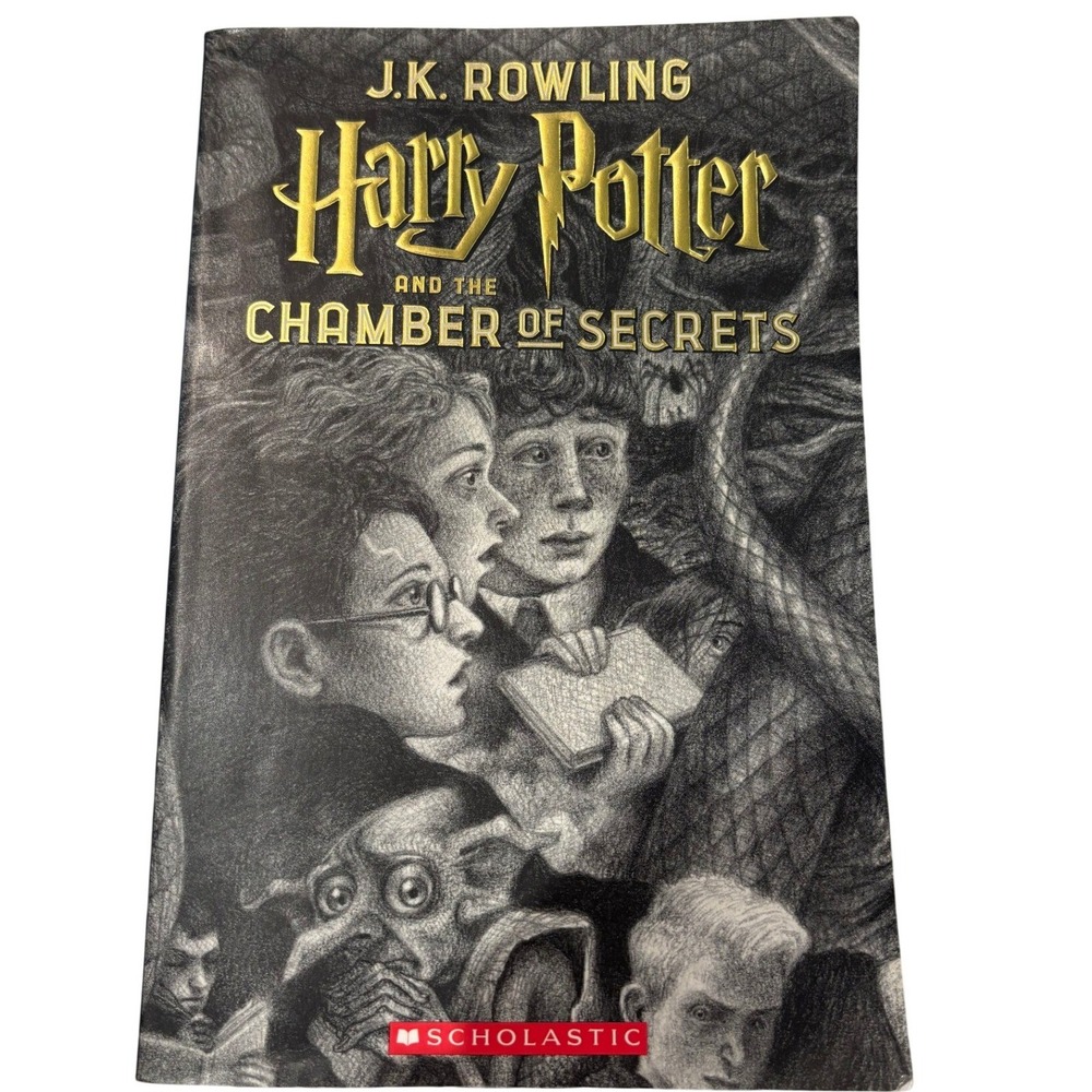Harry Potter and the Chamber of Secrets J.K. Rowling Scholastic Paperback Book 2